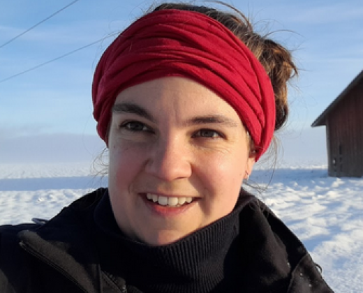 Fleur van Crimpen in the Arctic